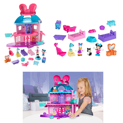 Disney Home Sweet Headquarters Minnie Mouse Dollhouse Playset