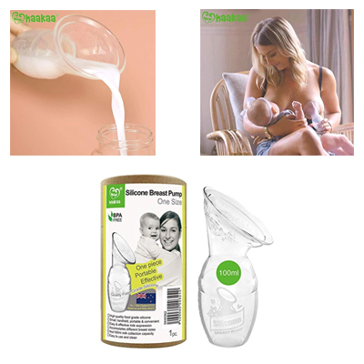 Haakaa Silicone Breast Pump Portable 100 ml For Mum