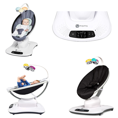 MamaRoo 4 Baby Swing Bluetooth With Motions Smooth Woven Nylon